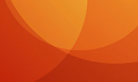 Orange Background with Transparent Circles Presentation Template