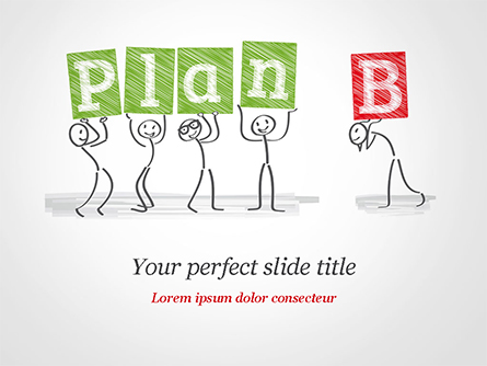 Business Plan Strategy Changing Presentation Template, Master Slide