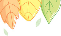 Cute Colored Leaves Presentation Template