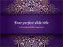 Purple Indian Pattern Presentation Template slide 1