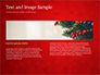 Christmas Tree Branches and Snowflakes slide 14