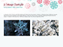 Colorful Snowflakes Background slide 11