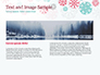 Colorful Snowflakes Background slide 14
