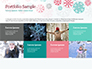 Colorful Snowflakes Background slide 17