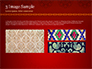 Burgundy Background with Oriental Mandala Pattern slide 12