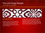 Burgundy Background with Oriental Mandala Pattern slide 14