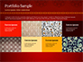 Burgundy Background with Oriental Mandala Pattern slide 17