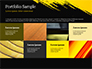 Yellow Brushstroke on Black Background slide 17