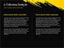 Yellow Brushstroke on Black Background slide 5