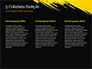 Yellow Brushstroke on Black Background slide 6