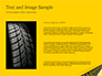 Tire Tracks on Yellow Background slide 15