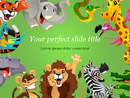 Funny Animals Presentation Template for PowerPoint and Keynote | PPT Star
