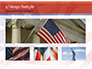 Aged USA Flag slide 13