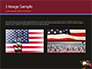Hand with Sparkler and USA Flagpole slide 12