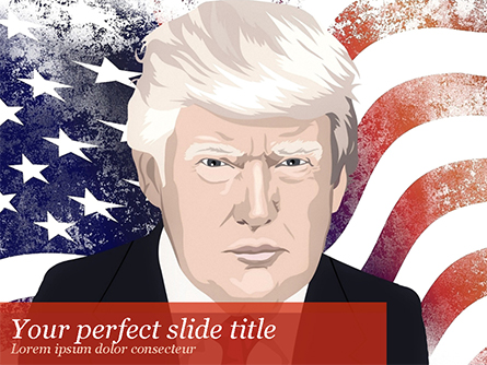 Trump Presentation Template, Master Slide
