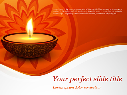 Diwali Presentation Template, Master Slide