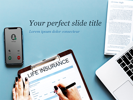 Life Insurance Presentation Template, Master Slide
