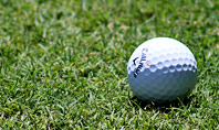 Golf Ball on Grass Presentation Template