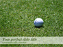 Golf Ball on Grass slide 1
