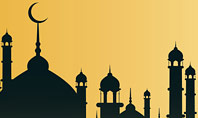 Silhouette Of Mosque Presentation Template