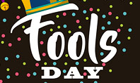 Fools Day Background with Jester's Hat Presentation Template