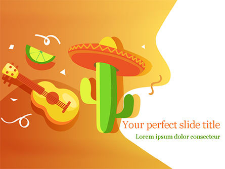 Mexican Fiesta Presentation Template, Master Slide