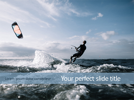 Kitesurfing Presentation Template, Master Slide