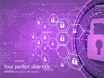 Information Security and Control Presentation Template, Master Slide