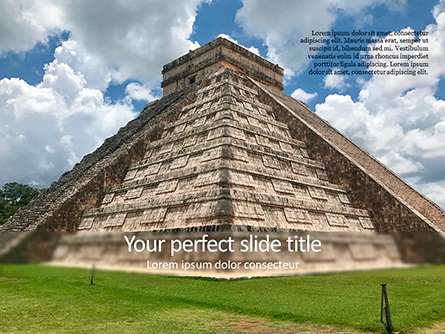 Mesoamerican Pyramid Presentation Template, Master Slide