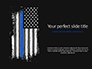 Thin Blue Line American Flag slide 1
