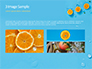 Summer Background with Oranges slide 12