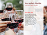 Bottle of Red Wine and Half Full Glass on White Background slide 9