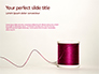 Reel with Burgundy Silk Thread slide 1