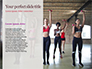 Beautiful Fitness Girls Doing Exercise Presentation slide 9