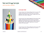 Colored Pencils Arranged in a Line Presentation slide 15
