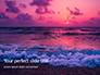 Mysterious Colorful Sea Sunset Presentation slide 1
