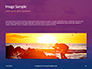 Mysterious Colorful Sea Sunset Presentation slide 10