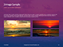 Mysterious Colorful Sea Sunset Presentation slide 12