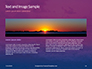 Mysterious Colorful Sea Sunset Presentation slide 14