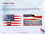 American Flag Waving on Flagpole Presentation slide 12