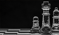 Transparent Chess Pieces Presentation Presentation Template