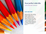 Pastel Colored Pencils Arranged in a Line Presentation slide 9