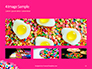 Closeup Spoon with Colored Sugar Balls Presentation slide 13