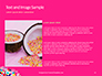 Closeup Spoon with Colored Sugar Balls Presentation slide 15