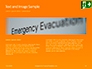Emergency Exit Sign on Orange Background Presentation slide 14