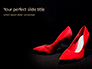 Red High Heel Women Shoes Presentation slide 1