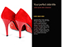 Red High Heel Women Shoes Presentation slide 9