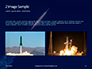 Space Rocket with Flames Presentation slide 11