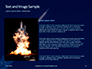 Space Rocket with Flames Presentation slide 15