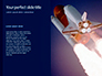 Space Rocket with Flames Presentation slide 9